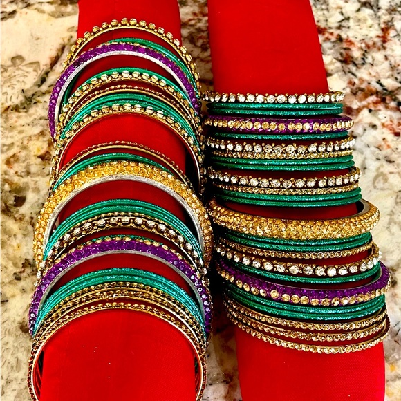 Pretty Indian bangle set - Picture 1 of 1